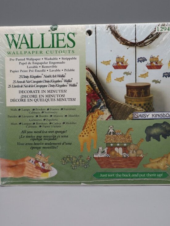 Daisy Kingdom Other - Daisy Kingdom Wallies Wallpaper Cutouts Noah's Ark 25 Pieces Easy Apply #12948